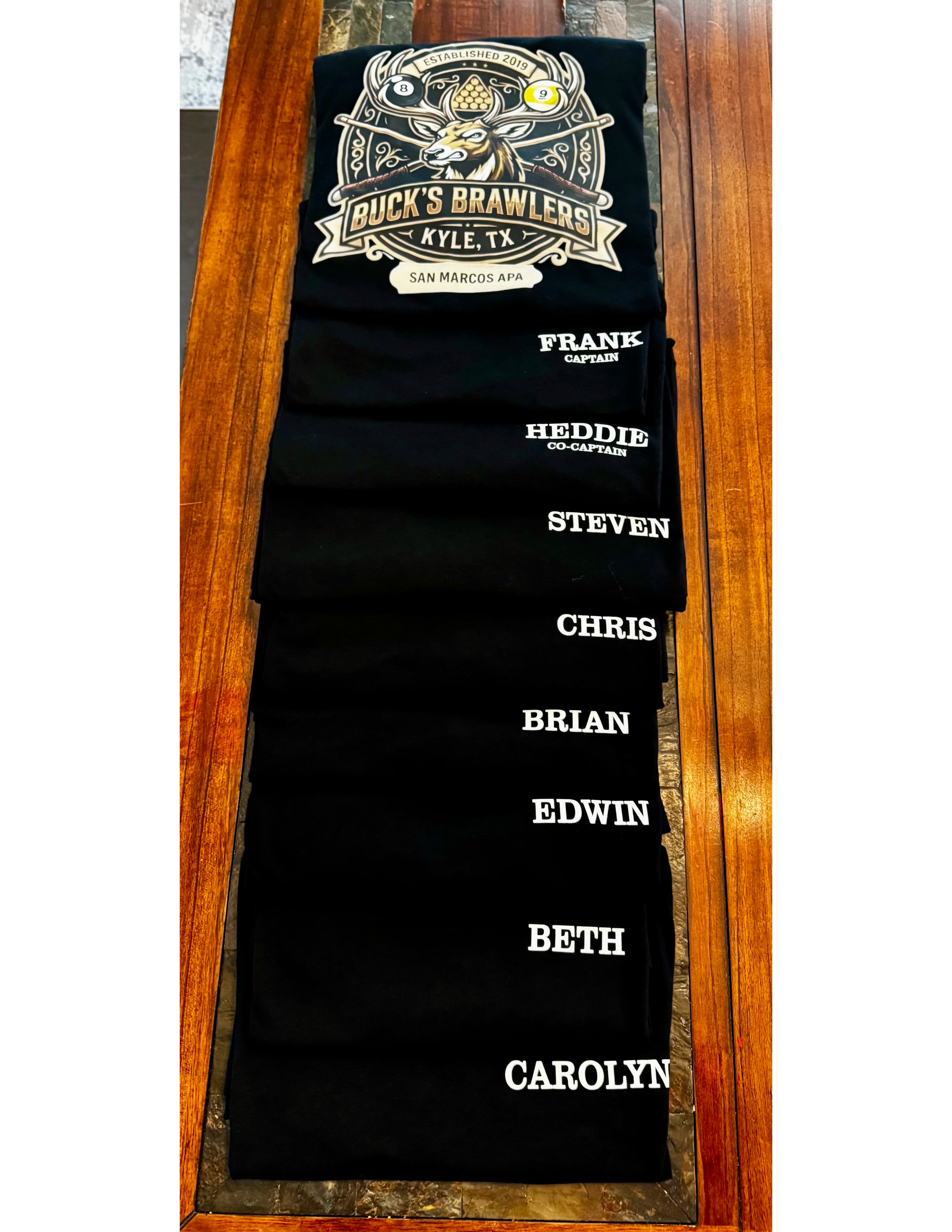 Pool Team Shirts